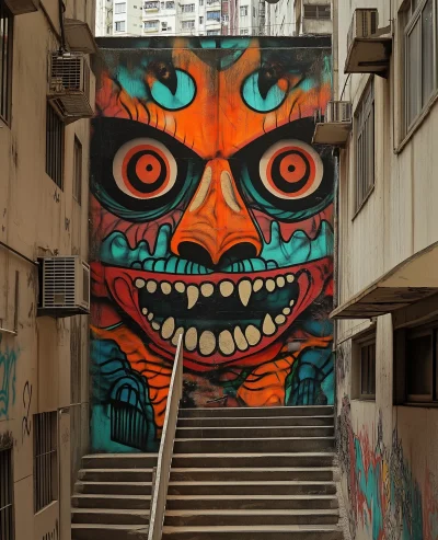 Vibrant Graffiti Alleys