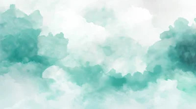 Abstract Mint Watercolor