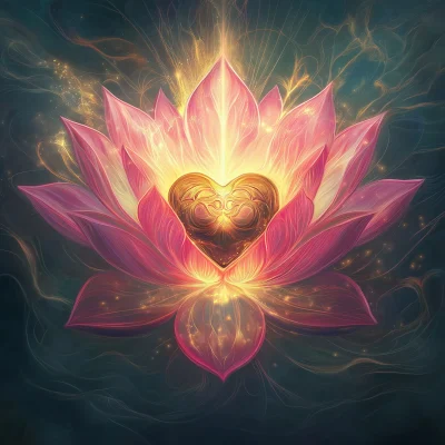 Luminous Lotus Flower