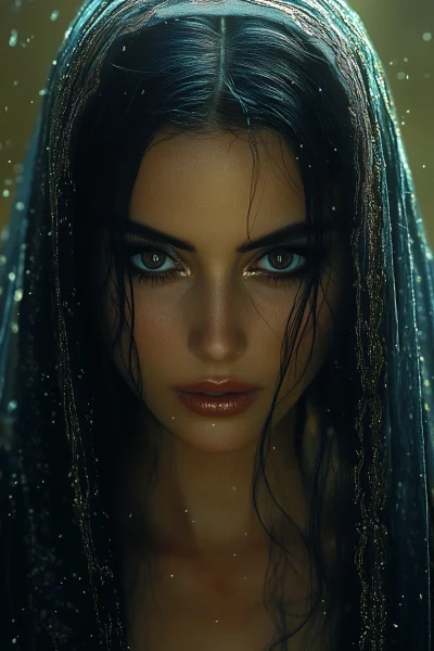 Epic Fantasy Scene with Shahrazad