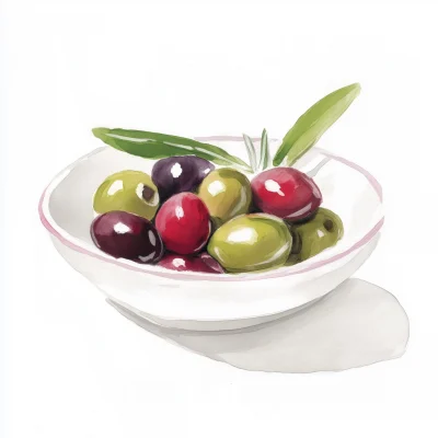 Small Dish of Olives