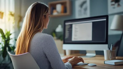 Female Coach Teaching Online Course