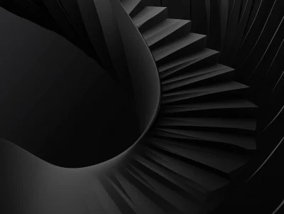 Black Abstract Minimalistic Background