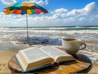 Book by the Seashore