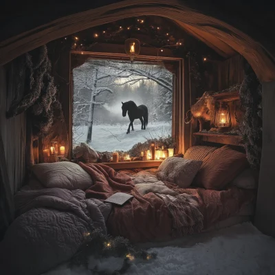 Cozy Cave Room