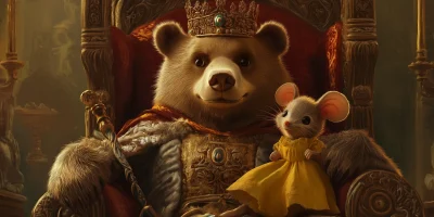 Regal Bear and Mouse