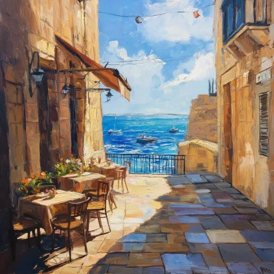 Café with Ocean View