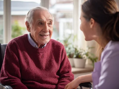 Elderly Patient with Caregiver