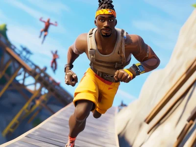 Fortnite Character Running