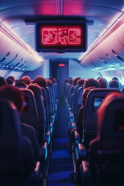 Futuristic Airplane Scoreboard