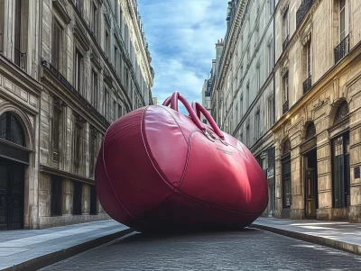 Giant Pink Handbag