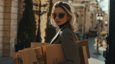 Stylish Woman Shopping