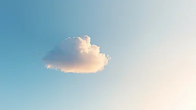 Evening Sky with Cloud