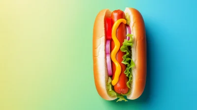 Pop Art Hot Dog