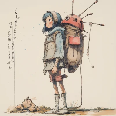 Studio Ghibli Concept Art Sketch