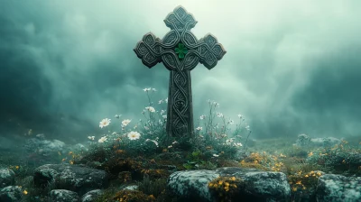 Intricate Celtic Cross