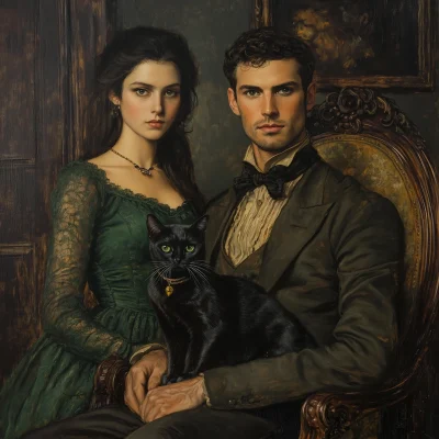 Victorian Portrait of a Couple