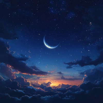 Ethereal Night Sky