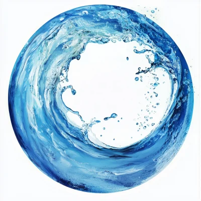 Water Symbol Circle