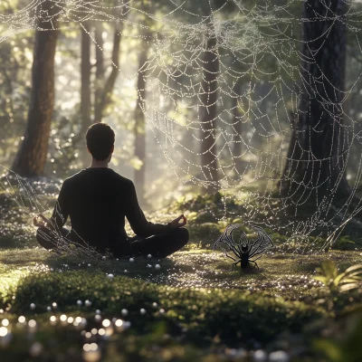 Morning Meditation in the Forest