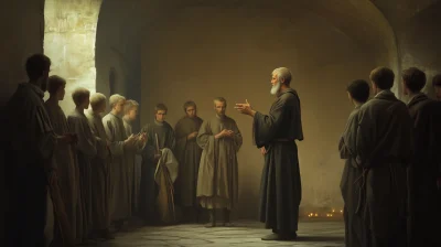 Saint Benedict Teaching Monks