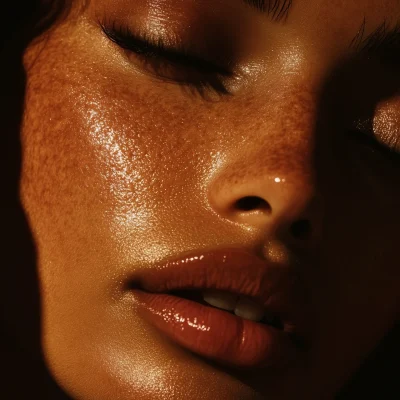 Close Up of Tanned Skin