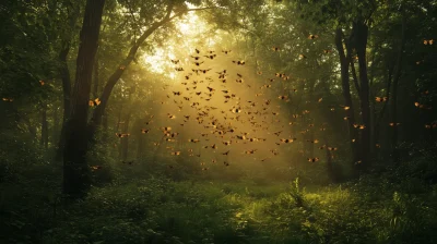 Cicadas in Flight