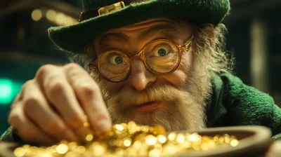 Quirky Leprechaun Scene