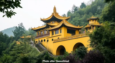 Chinese Building on Mountune