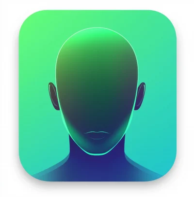 Animated Human Head Icon