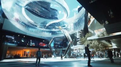 Futuristic Urban Scene