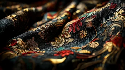 Dreamlike Textile Scene