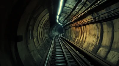 Train Tracks in London Underground