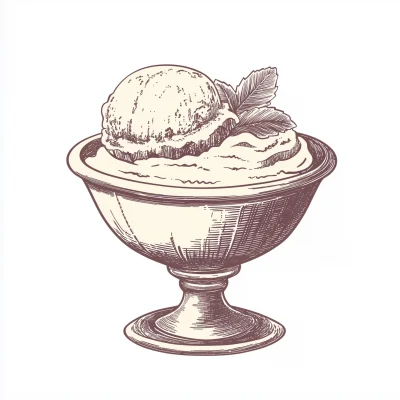 Vintage Ice Cream Sundae