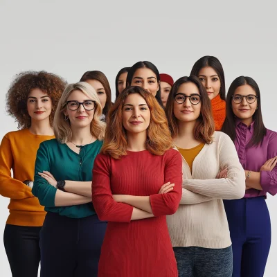 Smiling Business Women