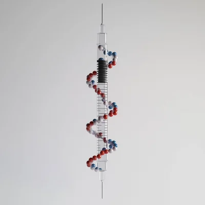 Polynucleotide Needle Illustration