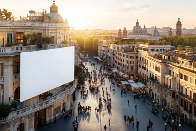 Billboard in Urban Rome