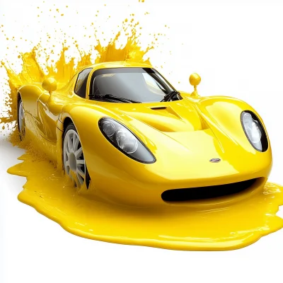 Colorful Car Splash