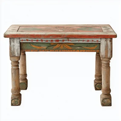 Old Indian Rectangular Table