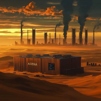 Epic Data Center in Oil Field