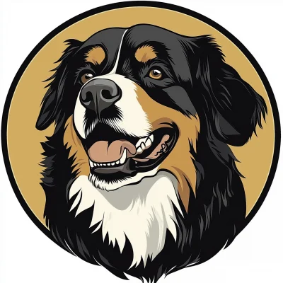 Bernese Mountain Dog Logo