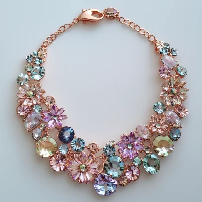 Rose Gold Statement Necklace