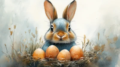 Easter Bunny Illustration