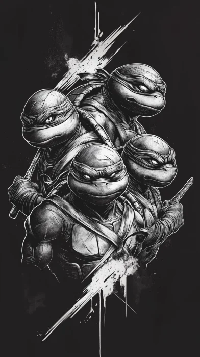 Teenage Mutant Ninja Turtles Tattoo Design