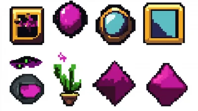 Simple Pixel Art Shapes