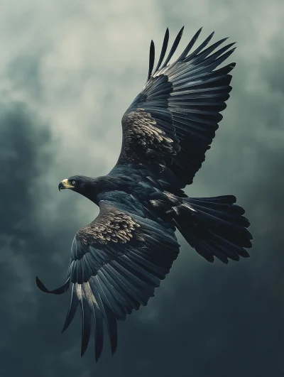 Majestic Eagle in Flight