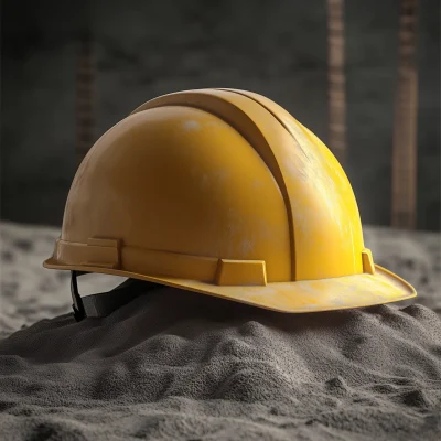 Realistic Construction Safety Hat