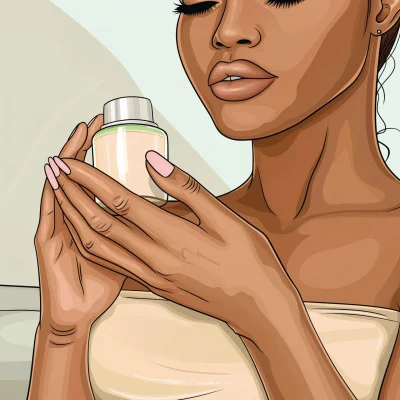 Feminine Hands with Skincare