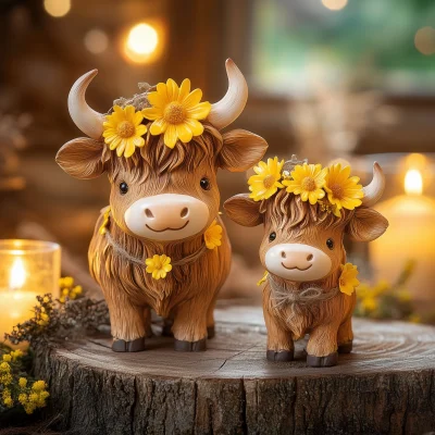 Charming Highland Cows