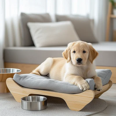 Cozy Dog Bed for a Puppy